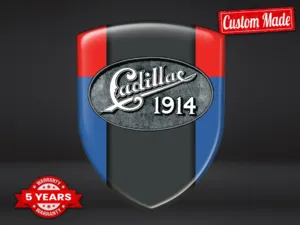 Cadillac Badge Silicone Logo Premium Sport Gara